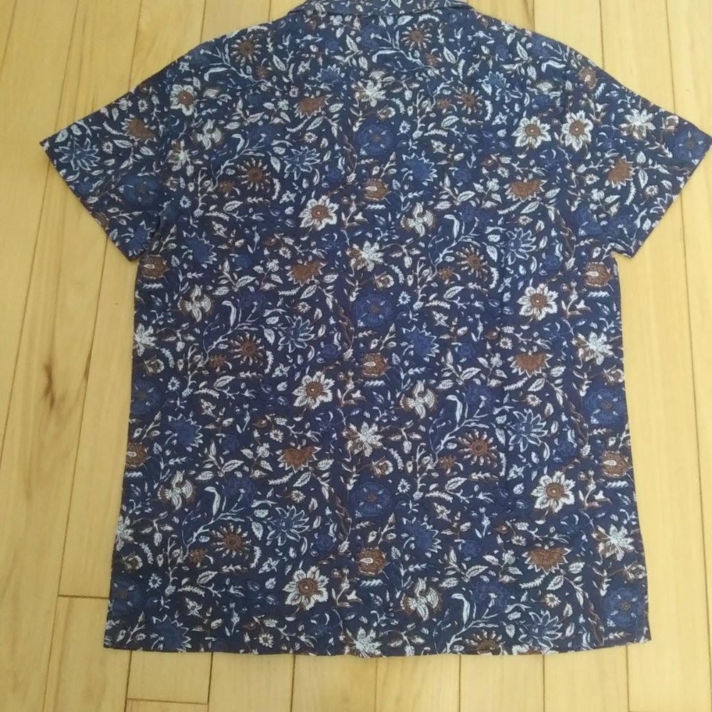 Abercrombie & Fitch Button Up Linen Blend Shirt S - image 4